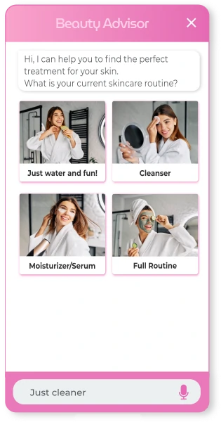 Beauty advisor is an example of AI-driven personalization for e-commerce